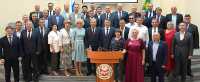 Историческое фото. Эти люди во главе с Владимиром Штыгашевым пять лет являлись законодательной властью Республики Хакасия. 
