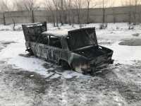 Два приятеля из села Солнечное угнали и спалили автомобиль