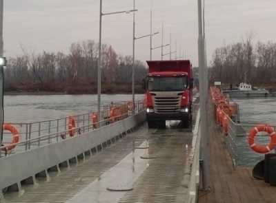 МЧС допустило к эксплуатации наплавной мост через реку Абакан