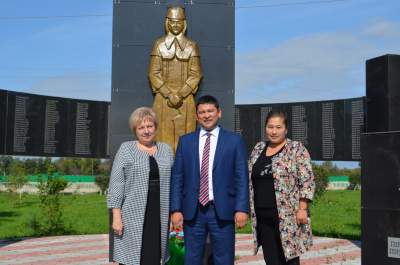В хакасском селе реконструировали памятник  участникам  войны