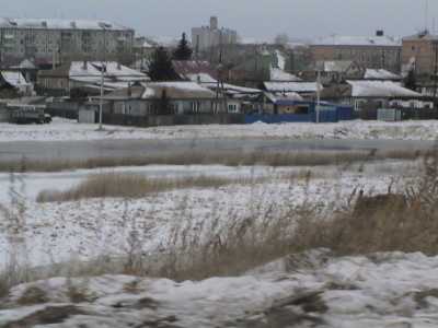 В Хакасии из-за морозов повысился уровень воды в реке Орловка и озере Иткуль