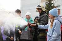 Пожарные Хакасии рассказали абаканским кадетам об особенностях своей службы