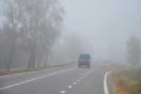 Осенью дороги в Хакасии опасны туманами и гололедицей