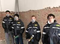Студенты Черногорского техникума помогают ремонтировать Усть-Абаканскую больницу