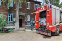 В Абакане пожарные спасли пенсионерку