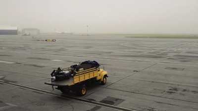 Туман вновь внес изменения в работу аэропорта Абакана