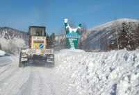Дороги Хакасии накрыло 80 см снежного одеяла