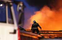В Абакане горело административное здание