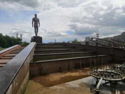В столице Хакасии из фонтана пропала вода