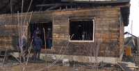 В Хакасии многодетная семья лишилась жилья из-за пожара