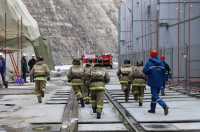 На Саяно-Шушенской ГЭС прошли учения по ликвидации  ЧС