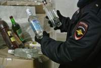 В Хакасии изъяли нелегальный алкоголь