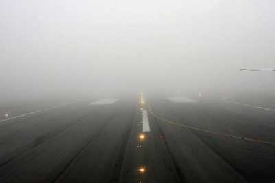 Туман задерживает авиарейс Москва - Абакан