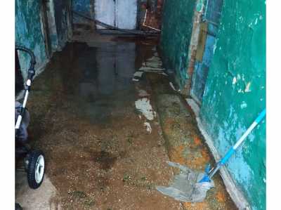 В черногорском общежитии сантехническое бедствие