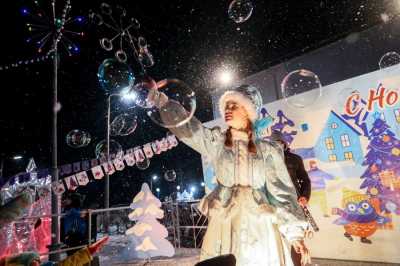С особым размахом новогодние праздники отметили жители Саяногорска