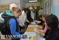 В Хакасии за два часа проголосовали уже более 14 тысяч избирателей