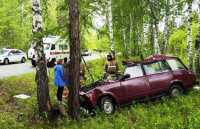 Житель Хакасии погиб, врезавшись в дерево