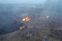 Все выходные пожарные Хакасии боролись со степными пожарами