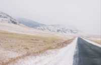 В ледяной каток превратились дороги в Хакасии