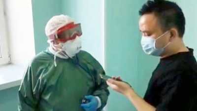 Глава минздрава Забайкалья навестил китайца с коронавирусом после жалобы