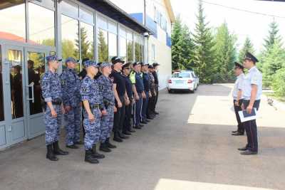 Полицейские Хакасии заступили на пост в Ширинском районе