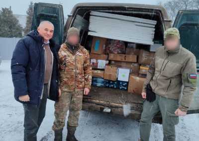 Хакасия передала гуманитарный груз с подарками бойцам из бригады &quot;Ветераны&quot;