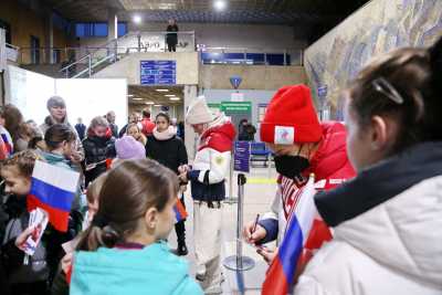 Олимпийские чемпионы по лыжным гонкам прибыли в Хакасию