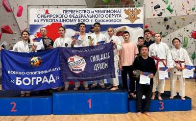 Спортсмены Хакасии пополнили копилку медалями по рукопашному бою