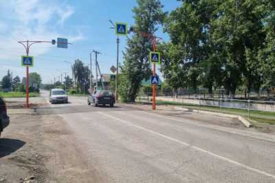 Дороги для пешеходов делают в Хакасии безопасней в рамках нацпроекта
