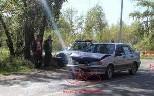 В Хакасии женщина за рулем иномарки врезалась в ВАЗ