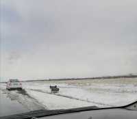 Весенний снег сыграл злую шутку с водителем в Хакасии