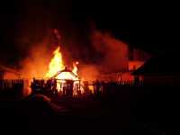 В Хакасии горели надворные постройки