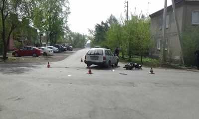ДТП в Черногорске: водителя мопеда увезли на скорой