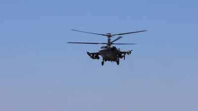 Вертолеты Ка-52 уничтожили пункт управления и скопление бронетехники ВСУ