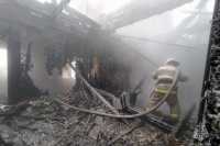 В Бейском районе пожарные-добровольцы ликвидировали возгорание постройки