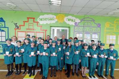 В Черногорской школе  № 4 активно развивается кадетское движение