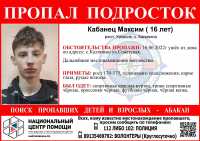 В Хакасии разыскивают подростка