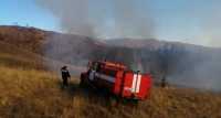 Лесные пожары в Хакасии тушили до позднего вечера