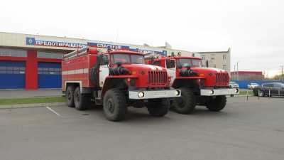 Пожарный автопарк Хакасии пополнился новыми машинами
