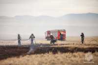 Крупный степной пожар тушили в Алтайском районе