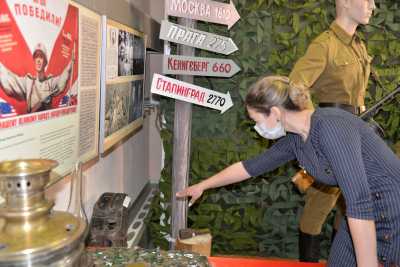 Письма с фронта и военные трофеи можно увидеть на выставке-инсталляции в Хакасии