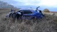 Смертельная авария в Хакасии: водитель и пассажиры вылетели из авто