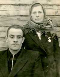 Мария с мужем Георгием. Послевоенные годы. 