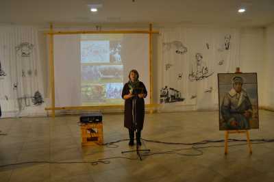 Экспозиция о войне в Волгограде пополнилась картиной художницы из Хакасии
