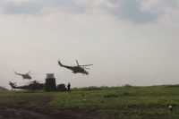 Вертолетная дружина: экипажи Ка-52 и Ми-35 уничтожили опорный пункт ВСУ