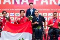 Паралимпийцы-теннисисты из Хакасии завоевали медали в Казахстане