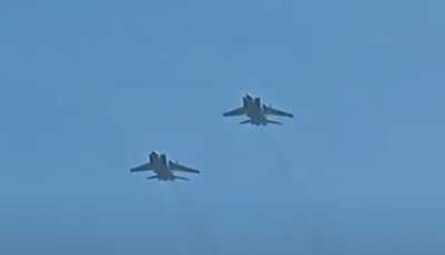 Самолеты над Хакасией в честь Дня Победы