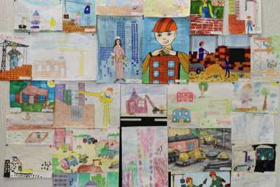 Строители Хакасии устроили детский творческий конкурс