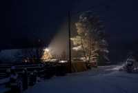 Ночной снегопад показала экскурсовод в Хакасии