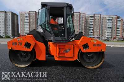 В столице Хакасии активно ремонтируют дороги
